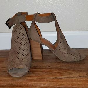 Never worn block heels